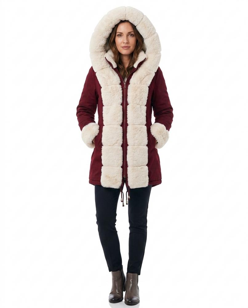 Nord Wear - Aedon | Fur-Trimmed Hooded Coat Women