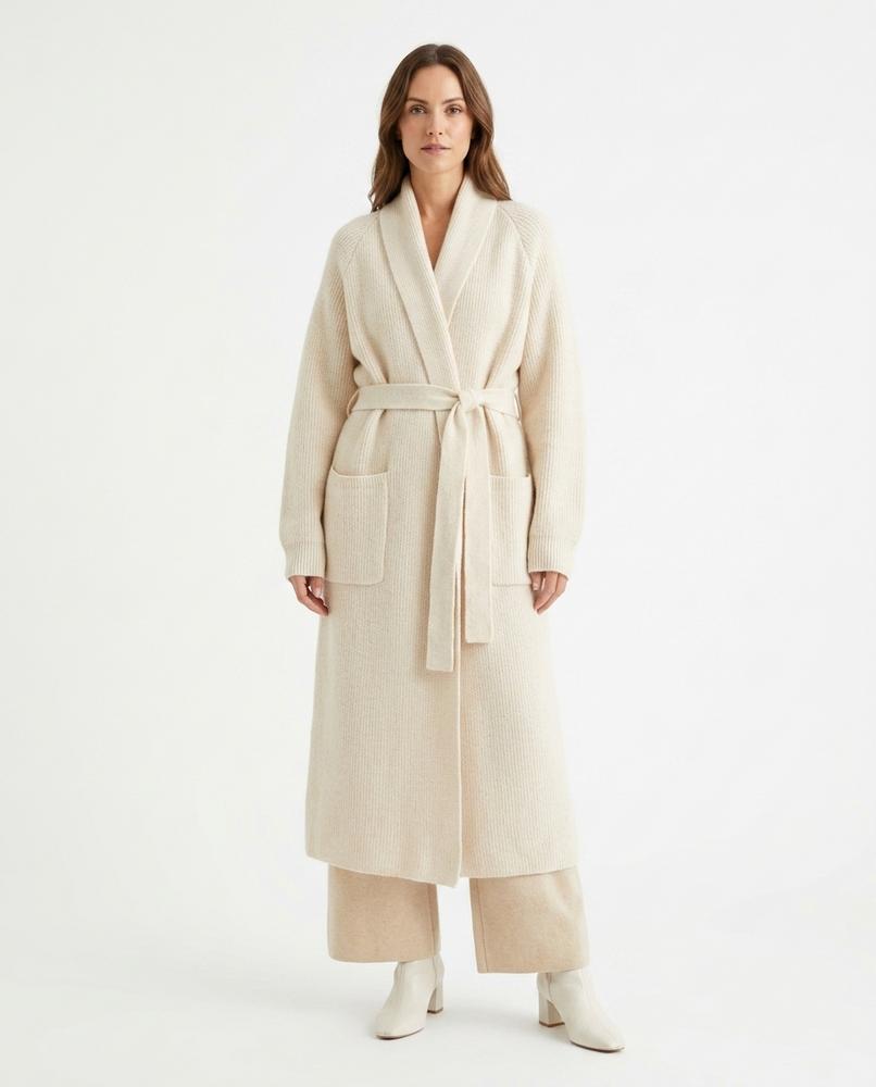 Nord Wear - Cevir | Belted Longline Knit Cardigan Women