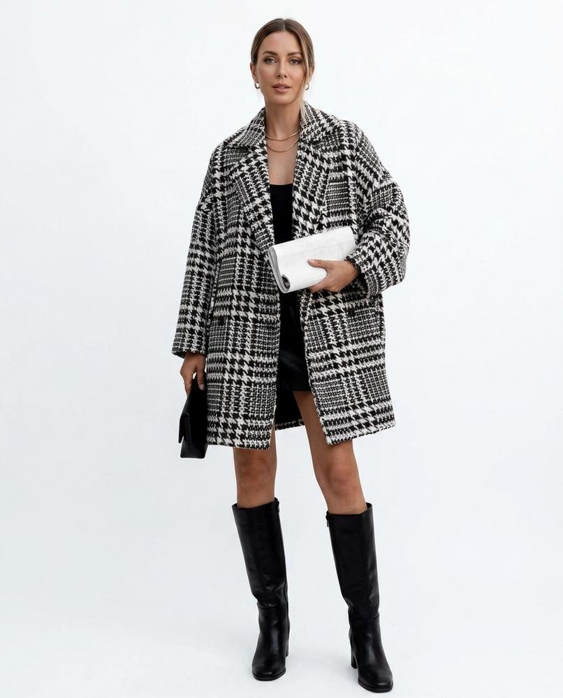 Nord Wear - Vizuk | Plaid Double-Breasted Coat Women