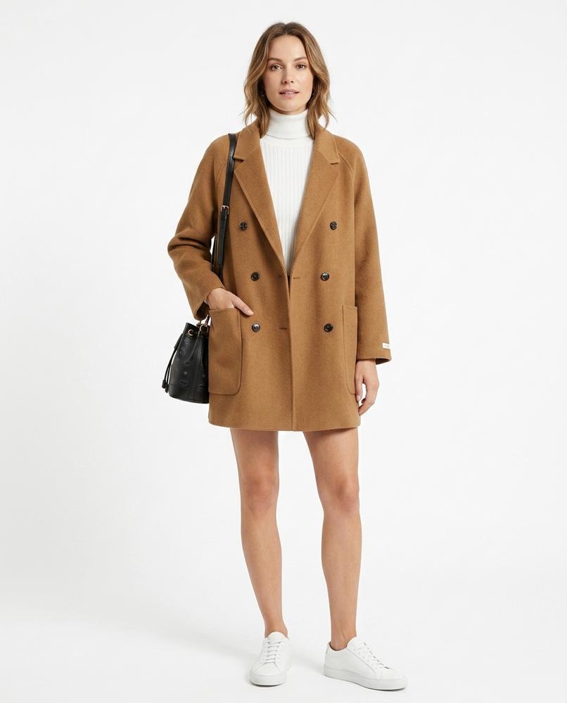 Nord Wear - Zoton | Double-Breasted Straight-Cut Coat Women
