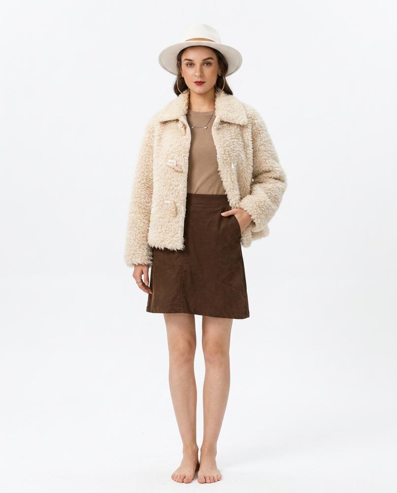 Nord Wear - Vazal | Faux Fur Toggled Jacket Women