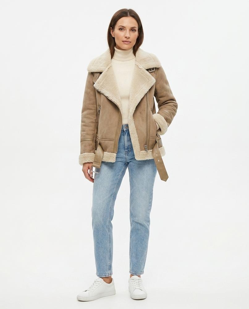 Nord Wear - Zusos | Shearling-Lined Belted Jacket Women