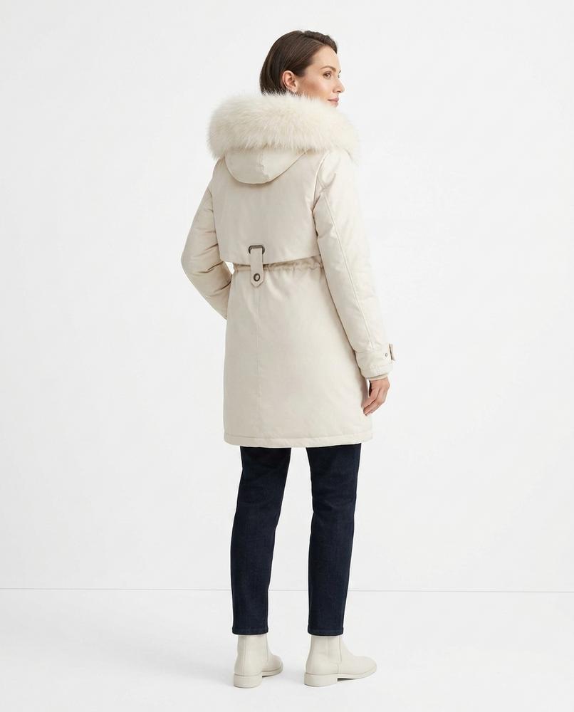 Nord Wear - Zepor | Fur-Trimmed Padded Coat Women