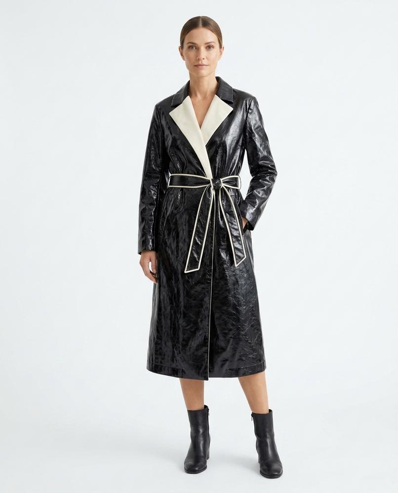 Nord Wear - Mutud | Shiny Belted Coat Women