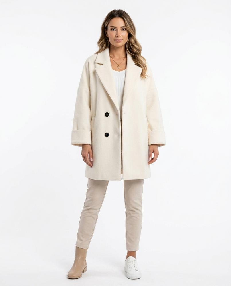 Nord Wear - Lavit | Single-Breasted Straight-Cut Coat Women