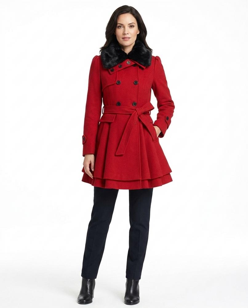 Nord Wear - Yotot | Double-Breasted Fit-and-Flare Coat Women