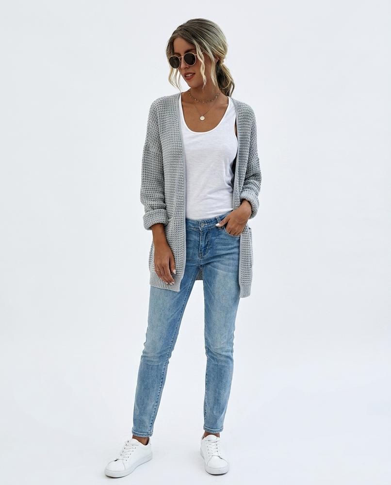 Nord Wear - Zilus | Textured Open-Front Knit Cardigan Women