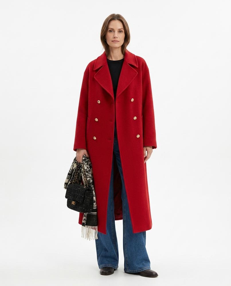 Nord Wear - Veval | Double-Breasted Textured Coat Women