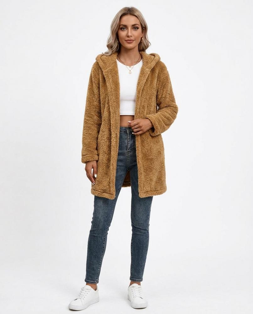 Nord Wear - Yozor | Hooded Plush-Knit Coat Women