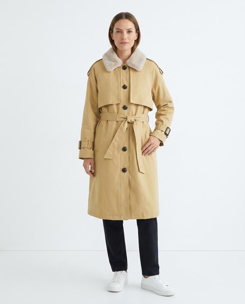 Nord Wear - Zugal | Belted Shearling-Collar Coat Women