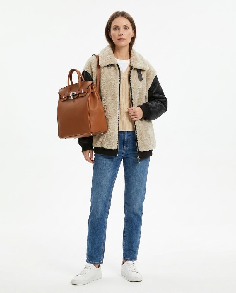 Nord Wear - Kugim | Mixed-Material Sherpa-Lined Jacket Women