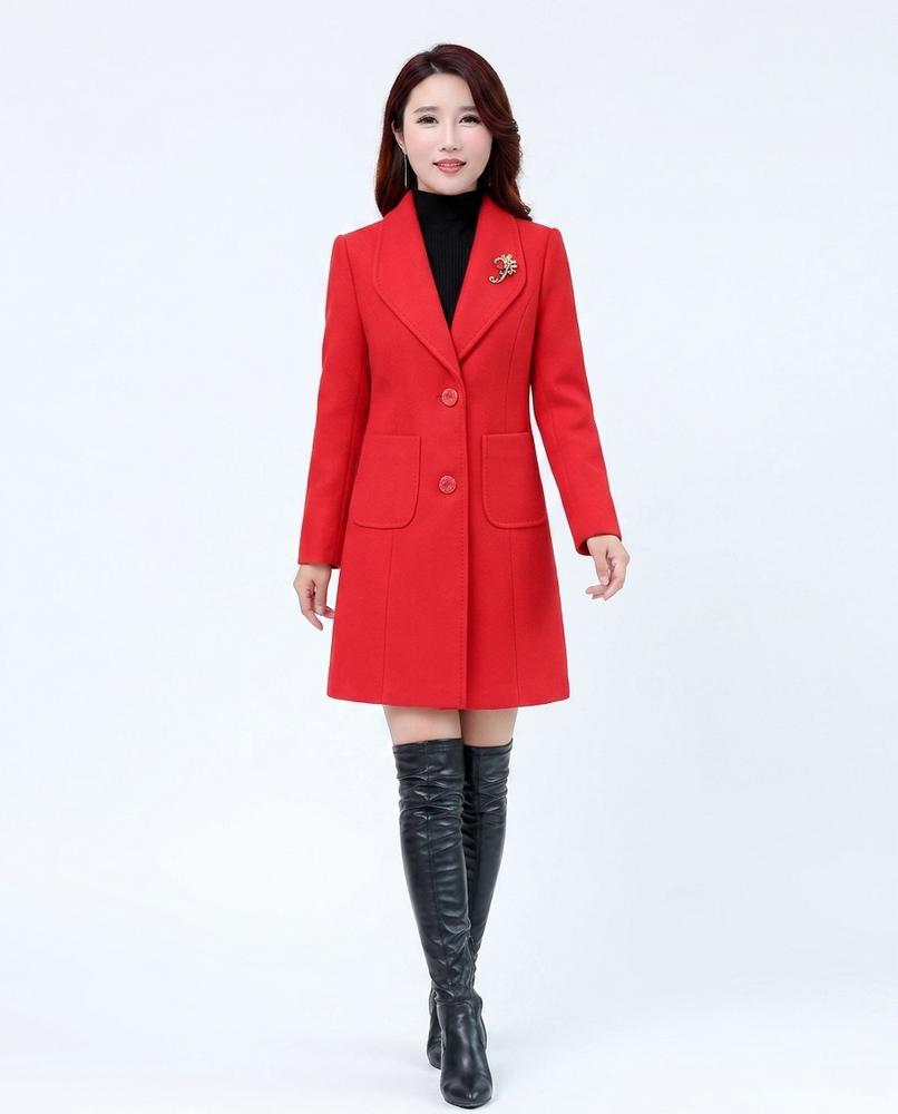 Nord Wear - Sugek | Single-Breasted Slim Fit Coat Women