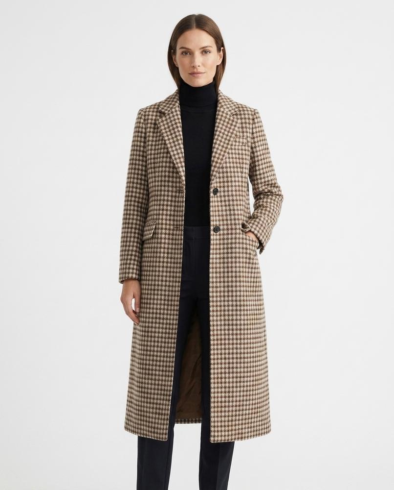 Nord Wear - Kekum | Checkered Single-Breasted Coat Women