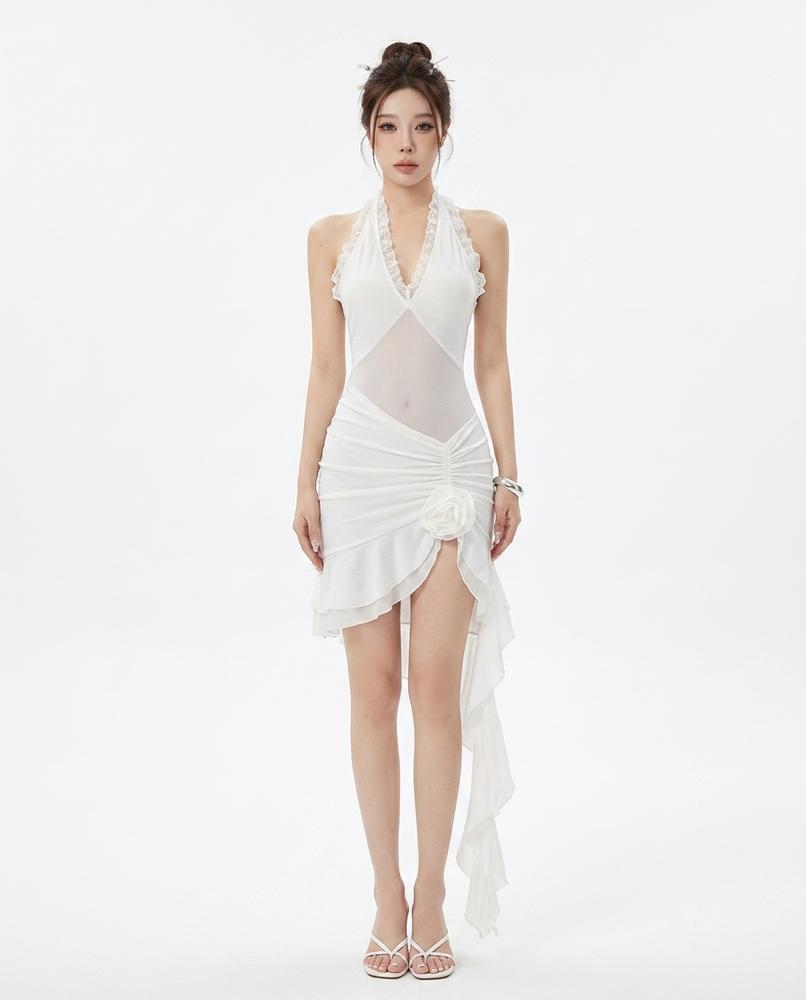 Nord Wear - Tadin | Asymmetrical Halterneck Mini Dress Women