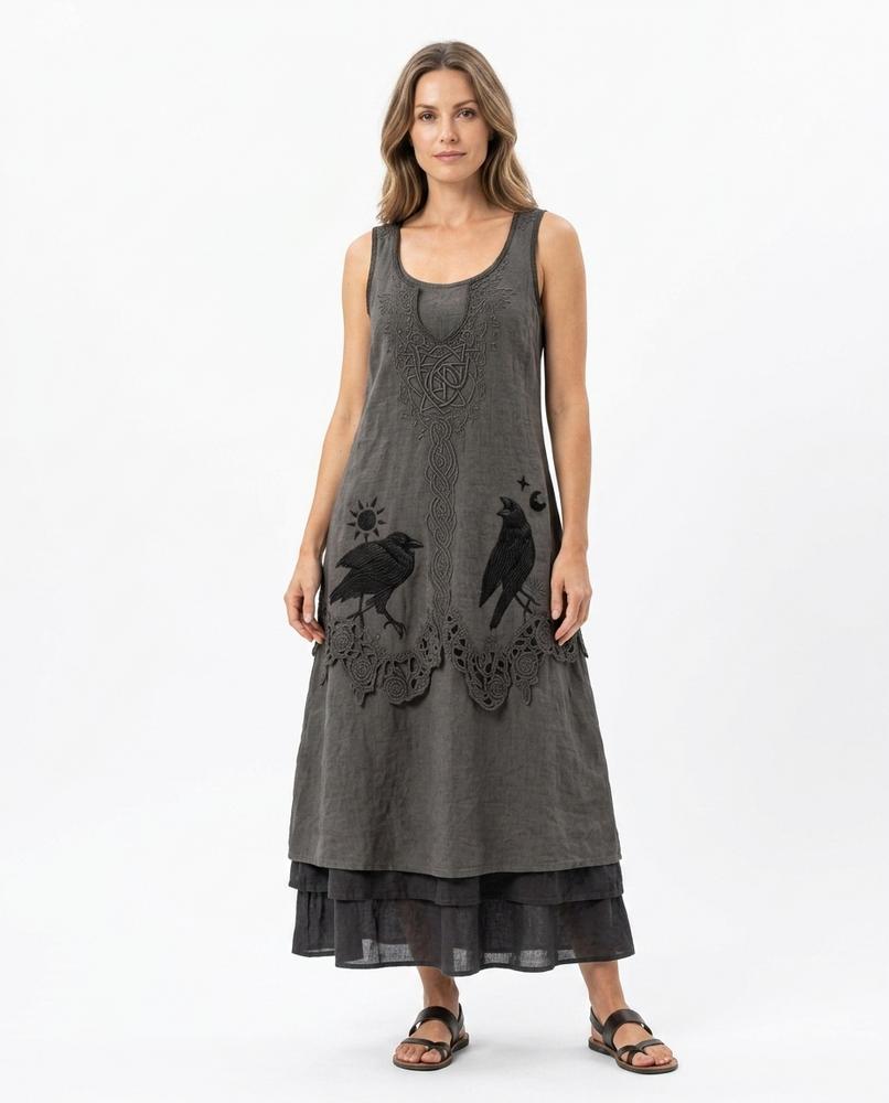 Nord Wear - Yefim | Lace-Trimmed Layered Maxi Dress Women