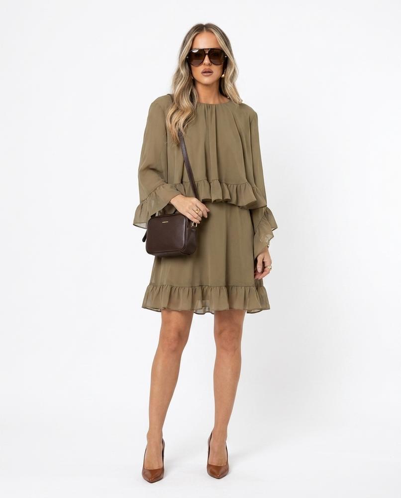 Nord Wear - Yurel | Layered Ruffled Mini Dress Women