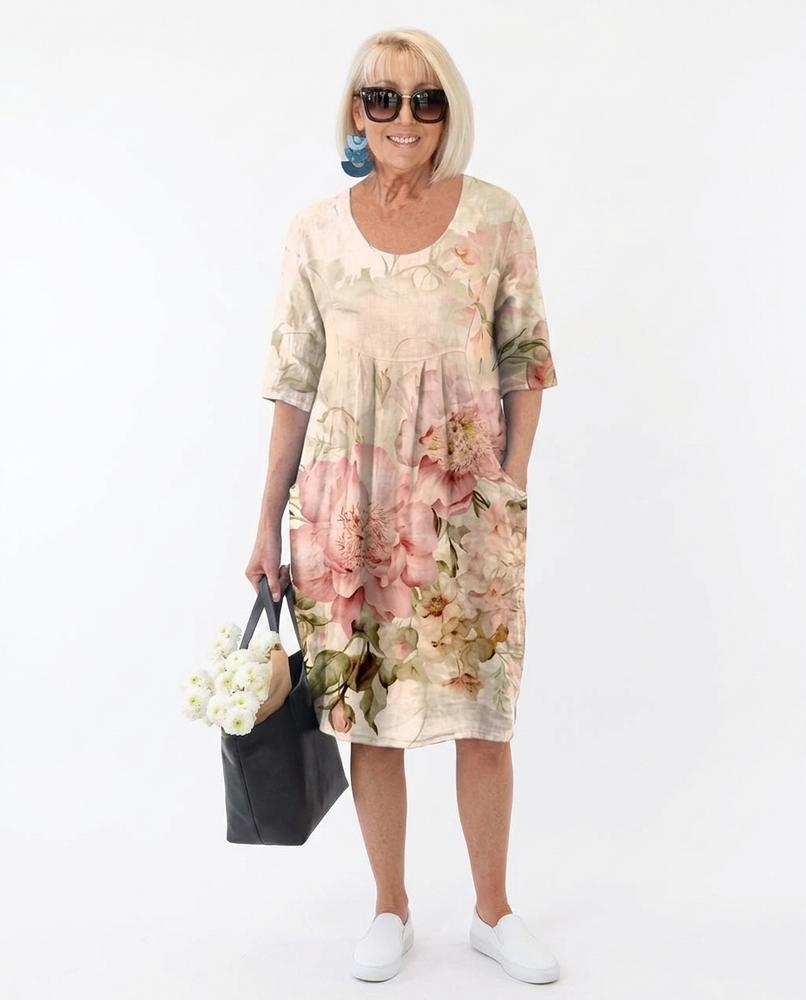 Nord Wear - Yenil | Floral Print A-Line Dress Women