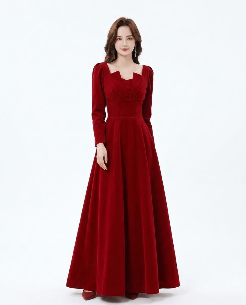 Nord Wear - Mopid | Velvet Long-Sleeved Dress Women