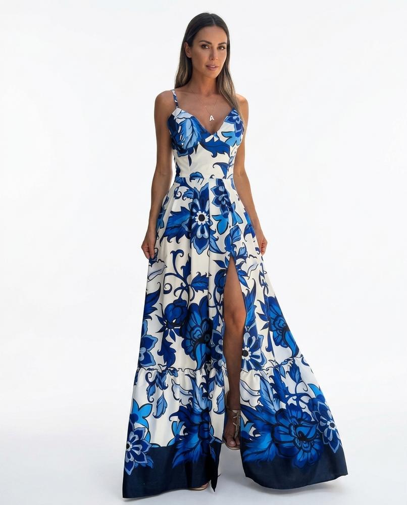 Nord Wear - Moton | Floral High-Slit Maxi Dress Women