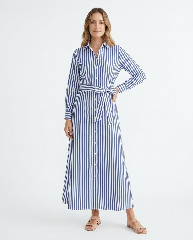 Nord Wear - Cokil | Striped Belted Maxi Dress Women