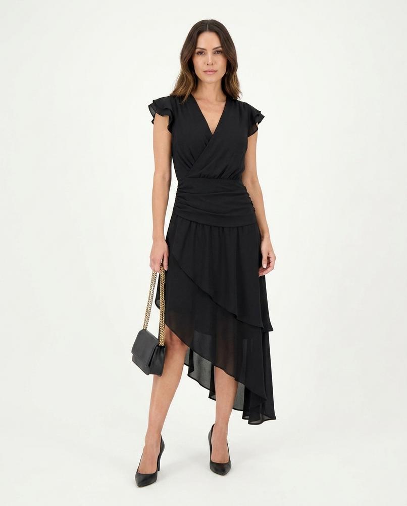 Nord Wear - Mowan | Asymmetrical Ruffled Midi Dress Women
