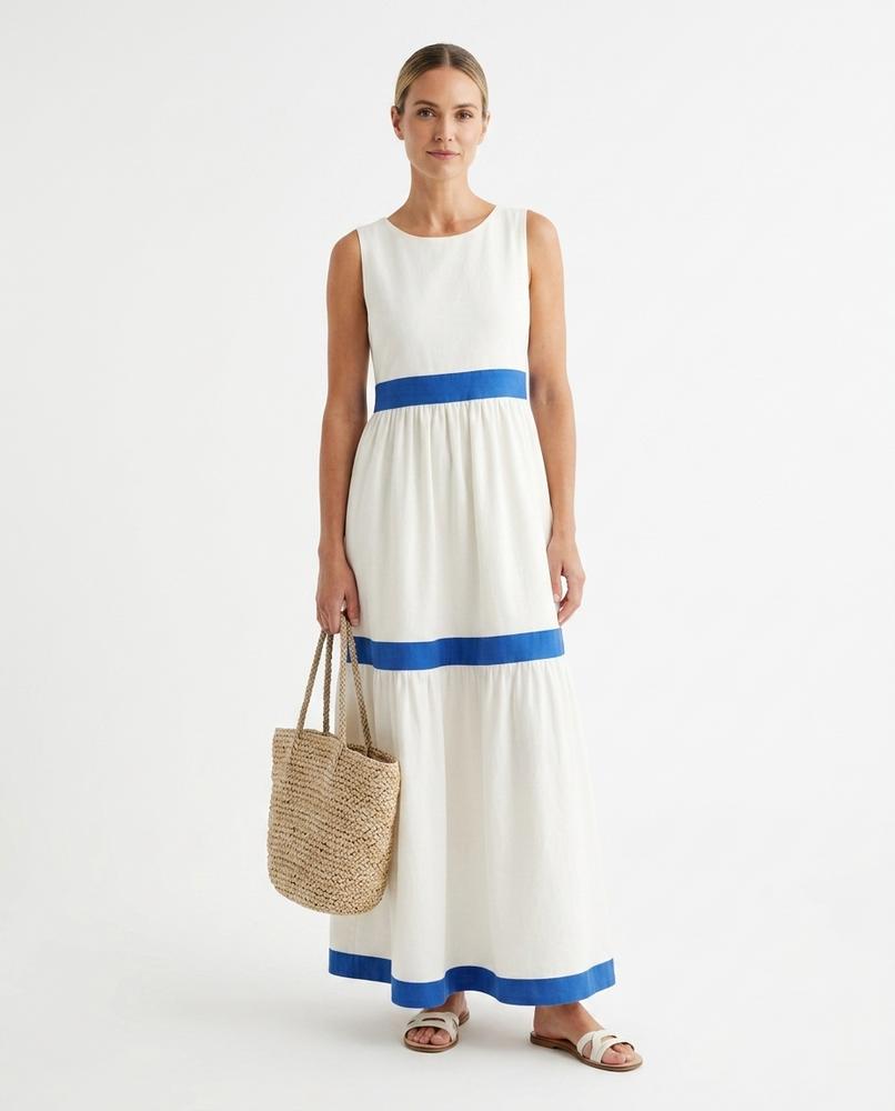 Nord Wear - Nalad | Sleeveless Color-Blocked Maxi Dress Women