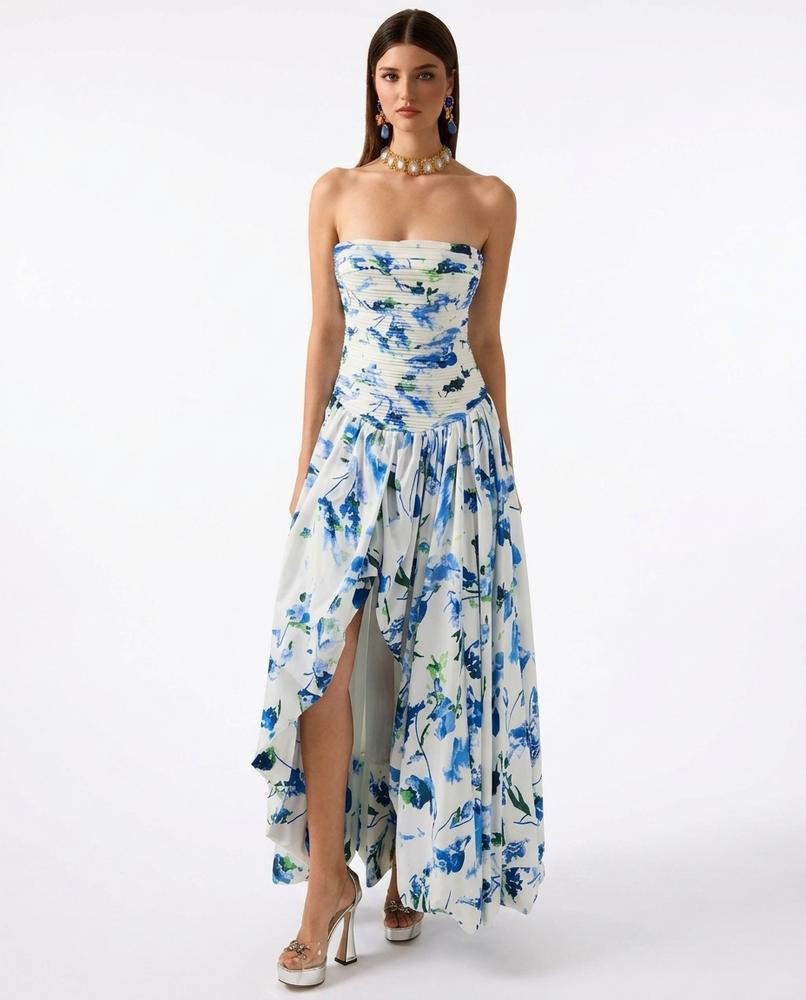 Nord Wear - Milin | Strapless Floral Dress Women