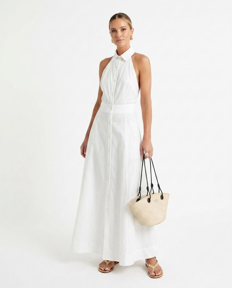 Nord Wear - Tamor | Halterneck Button-Down Maxi Dress Women