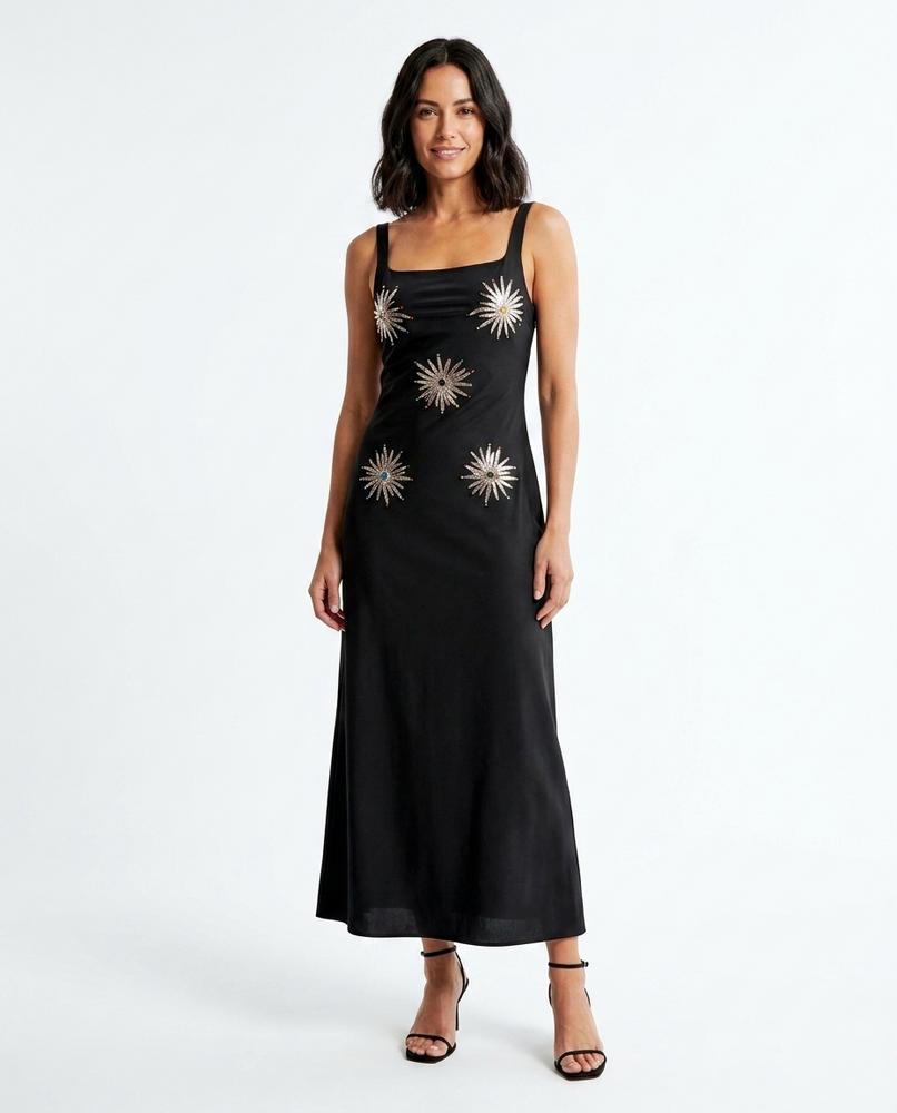 Nord Wear - Mator | Embroidered Sleeveless Midi Dress Women
