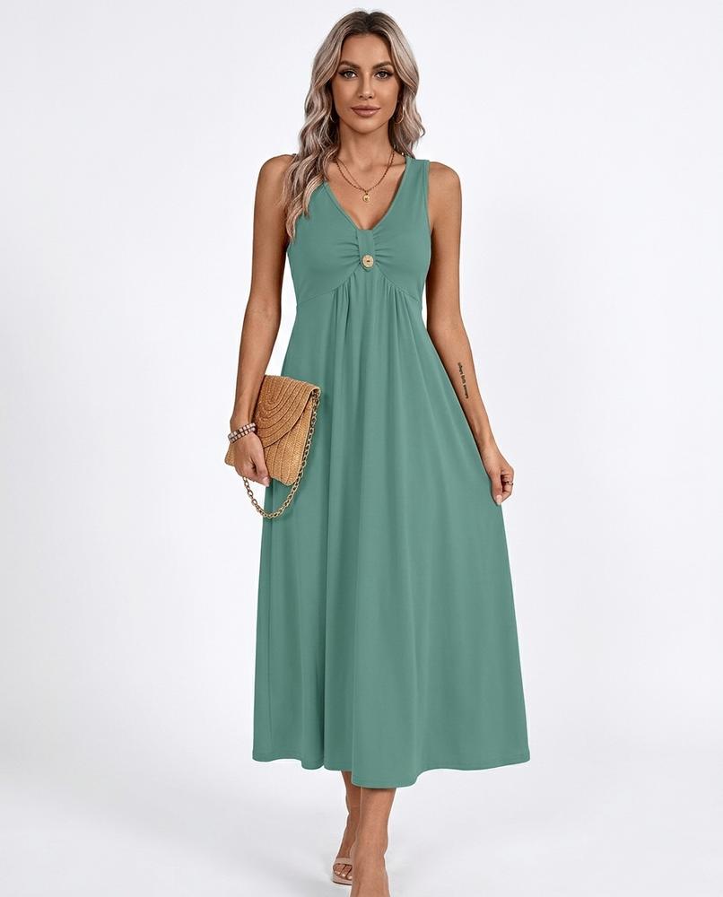 Nord Wear - Tiken | Sleeveless Empire Waist Maxi Dress Women