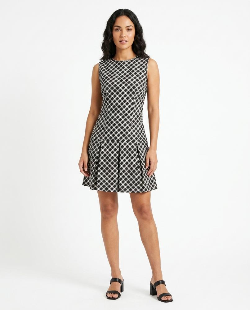 Nord Wear - Carel | Checkered Pleated Mini Dress Women