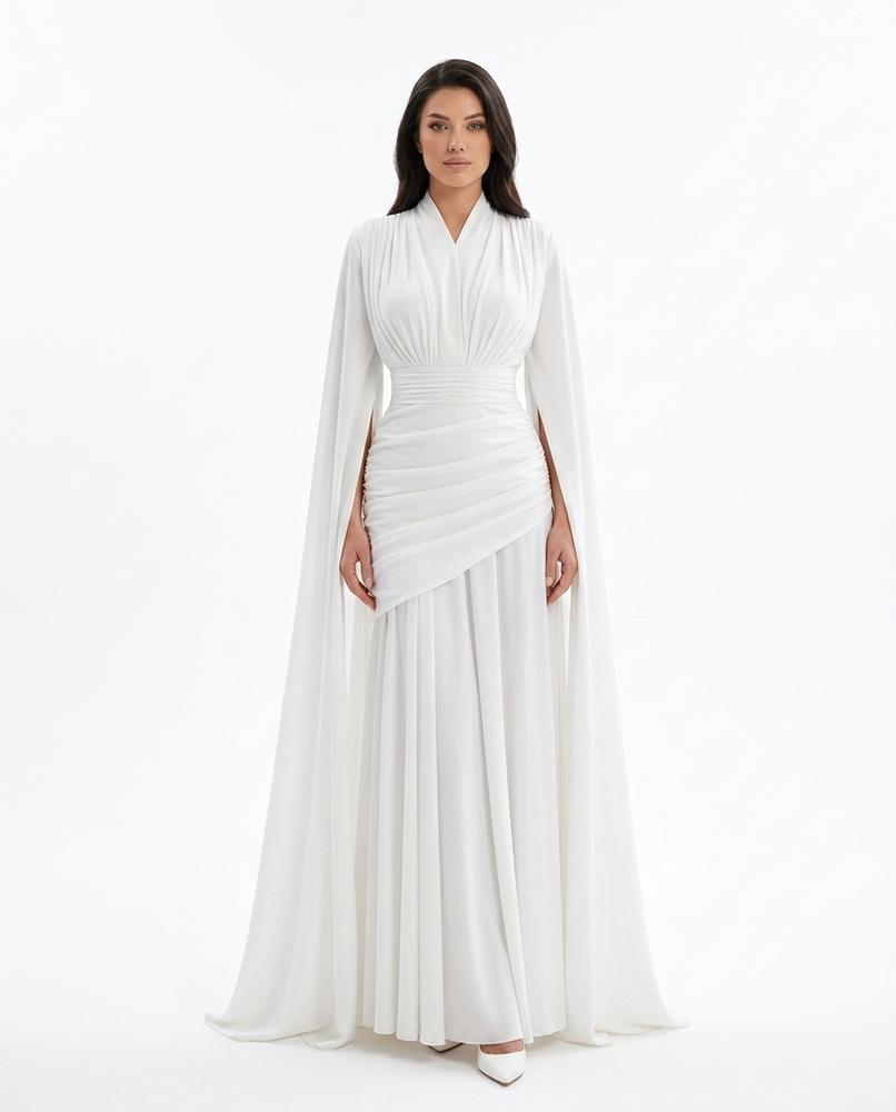 Nord Wear - Saram | Caped High-Neck Dress Women