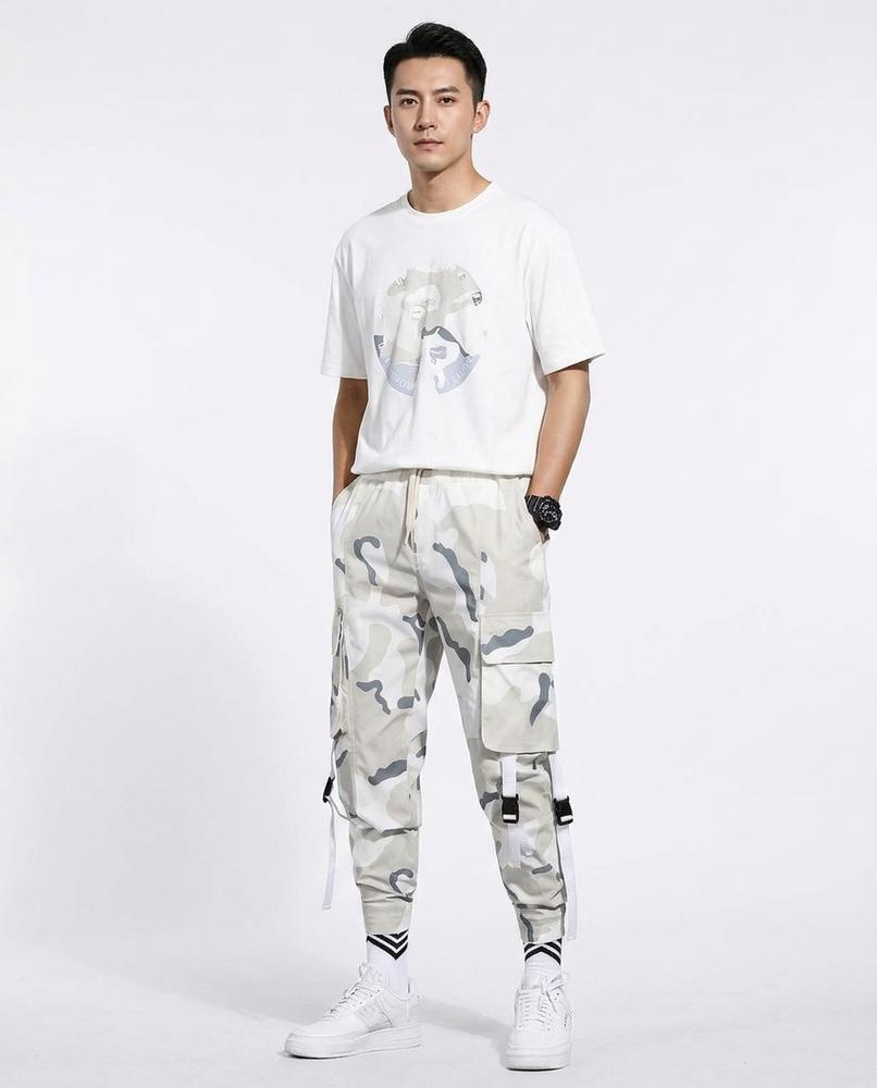 Nord Wear - Rilar | Camouflage Strapped Pants Men