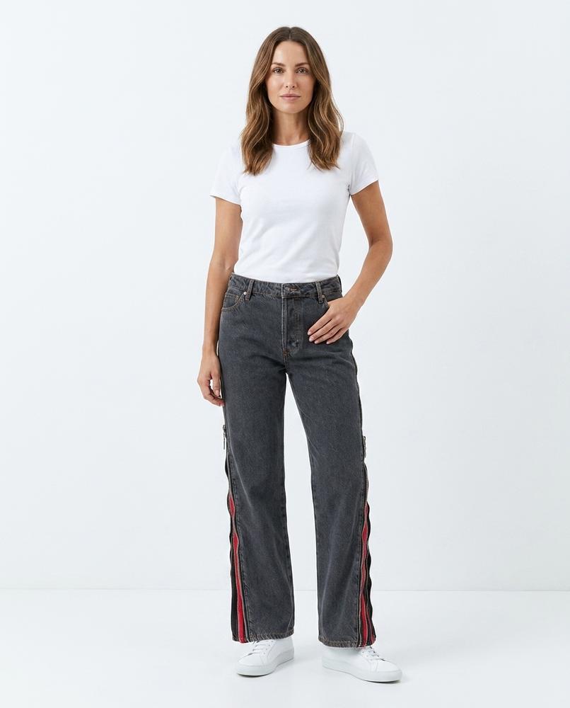 Nord Wear - Lymon | Side-Stripe Straight-Leg Pants Women