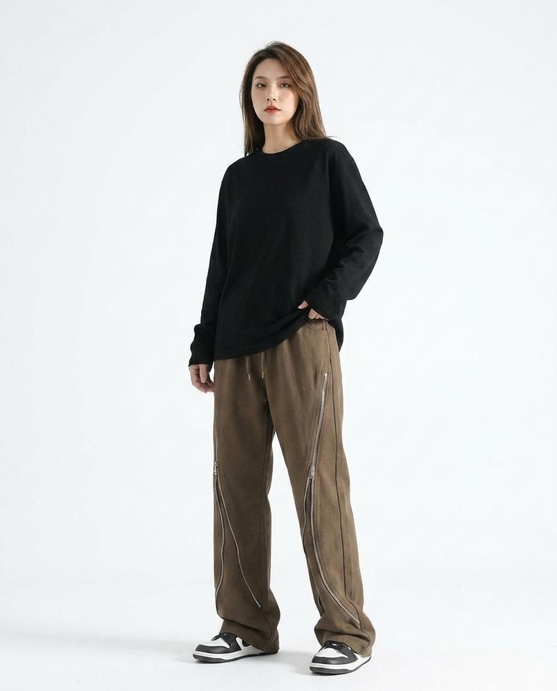 Nord Wear - Laven | Straight-Leg Zipper-Detail Pants Unisex