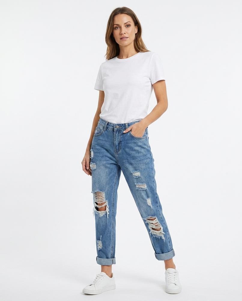 Nord Wear - Nemor | Distressed Relaxed Fit Pants Women