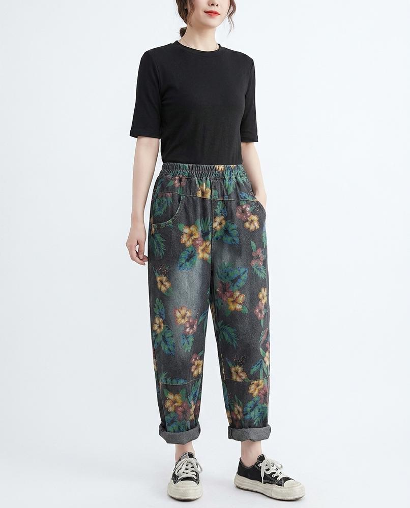 Nord Wear - Vasin | Floral-Print Tapered-Leg Pants Women