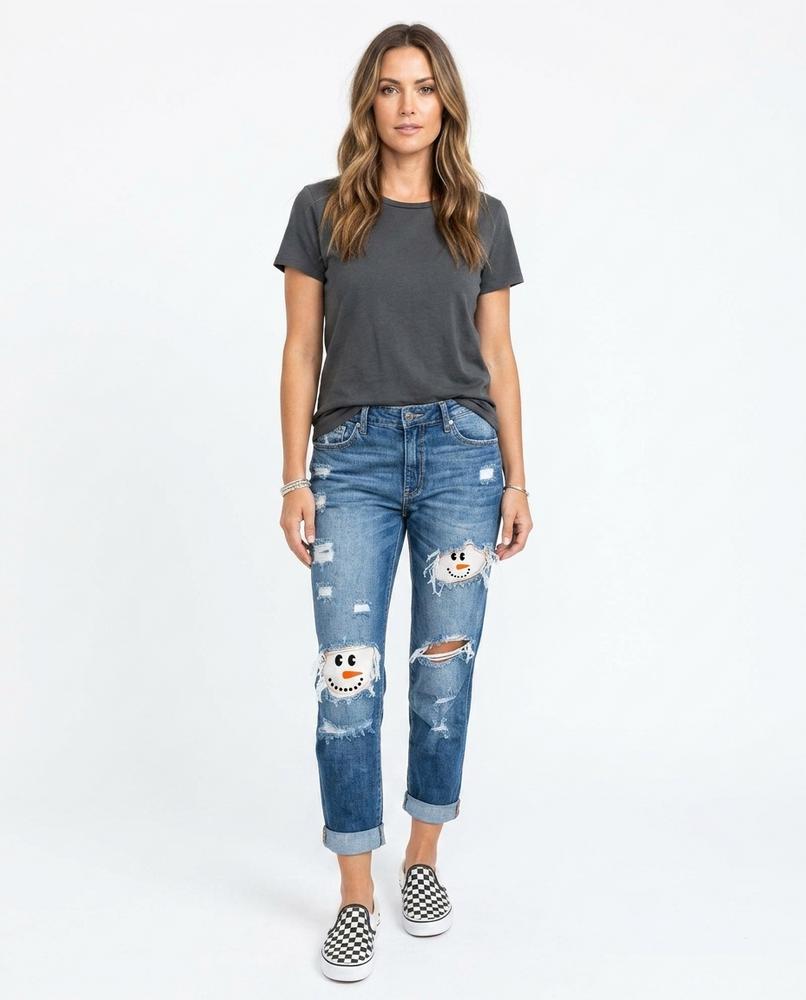 Nord Wear - Zelom | Ripped Appliqued Pants Women