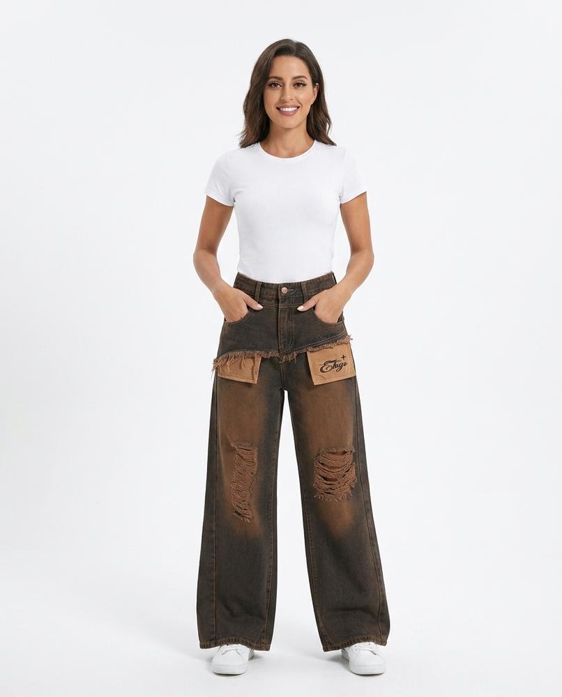 Nord Wear - Neran | Wide-Leg Distressed Pants Unisex