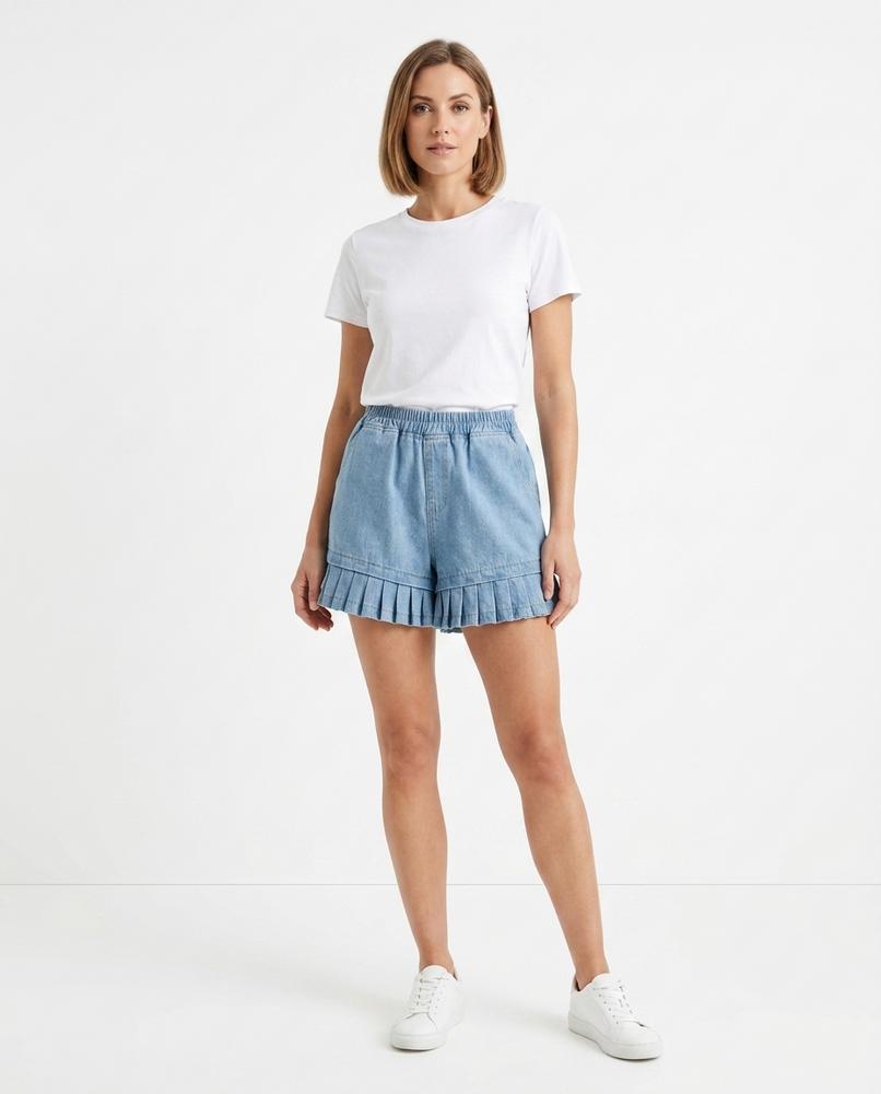Nord Wear - Talor | Pleated Denim Shorts Women