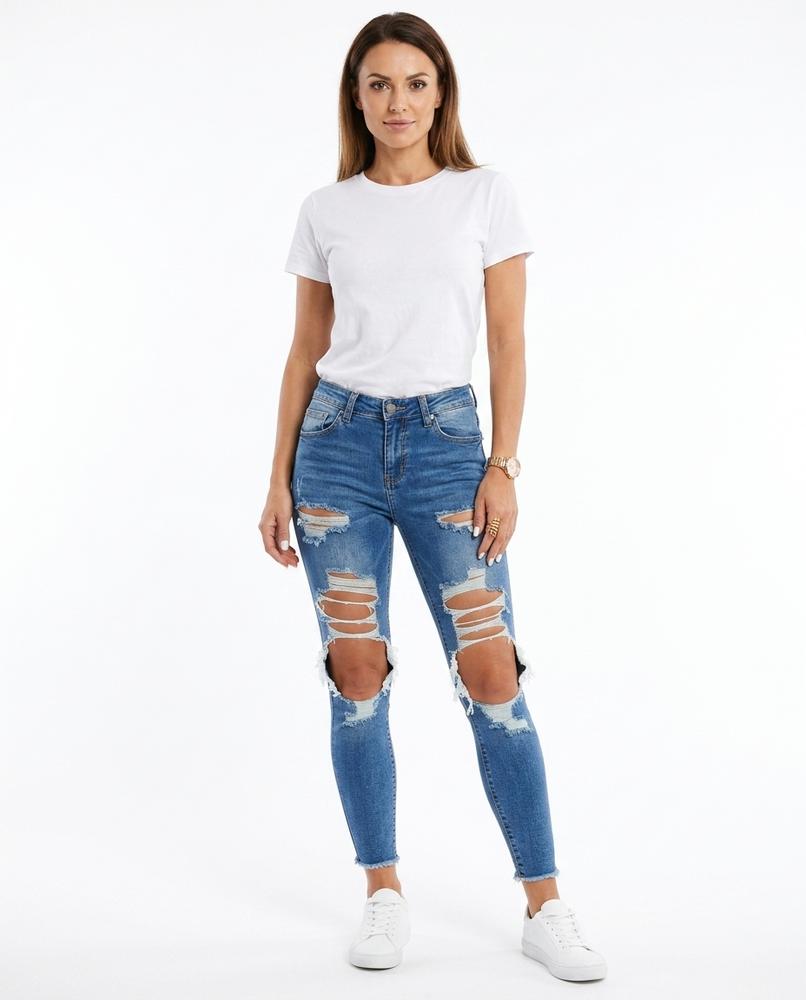 Nord Wear - Rasin | Distressed Slim Fit Pants Women