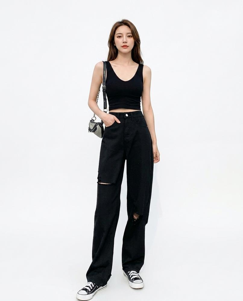 Nord Wear - Niren | High-Waisted Ripped Pants Women