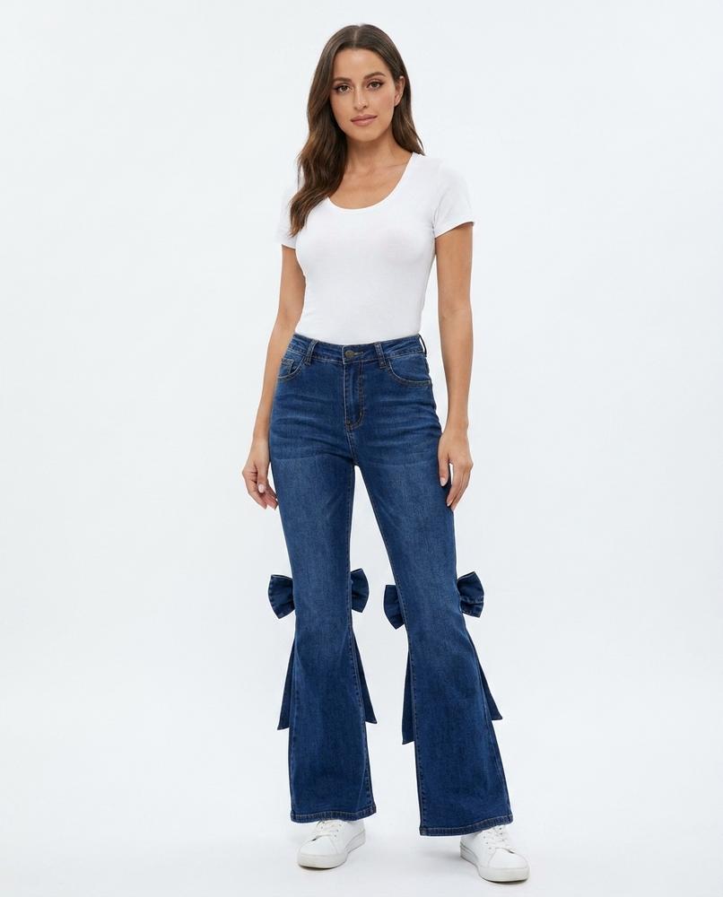 Nord Wear - Lymir | Flared Bow-Detail Pants Women