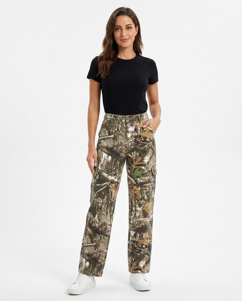 Nord Wear - Ramor | Camouflage Straight-Leg Pants Women