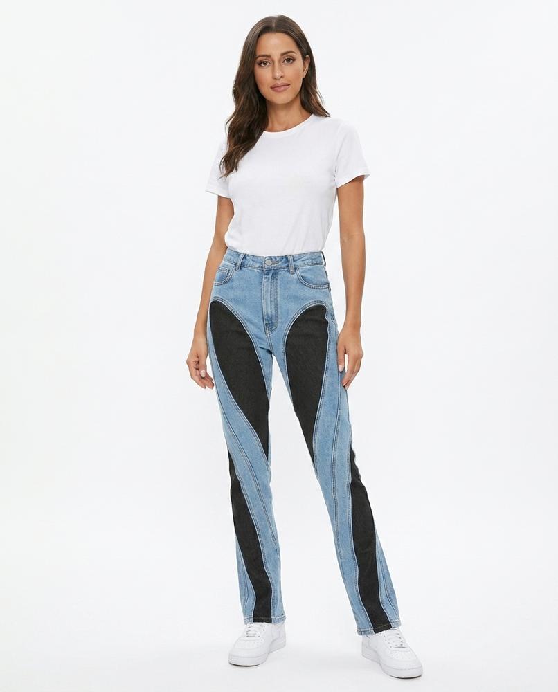 Nord Wear - Lysol | Two-Tone High-Waisted Pants Women