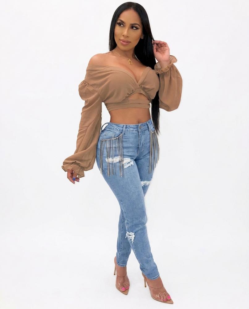 Nord Wear - Milar | High-Waisted Embellished Pants Women