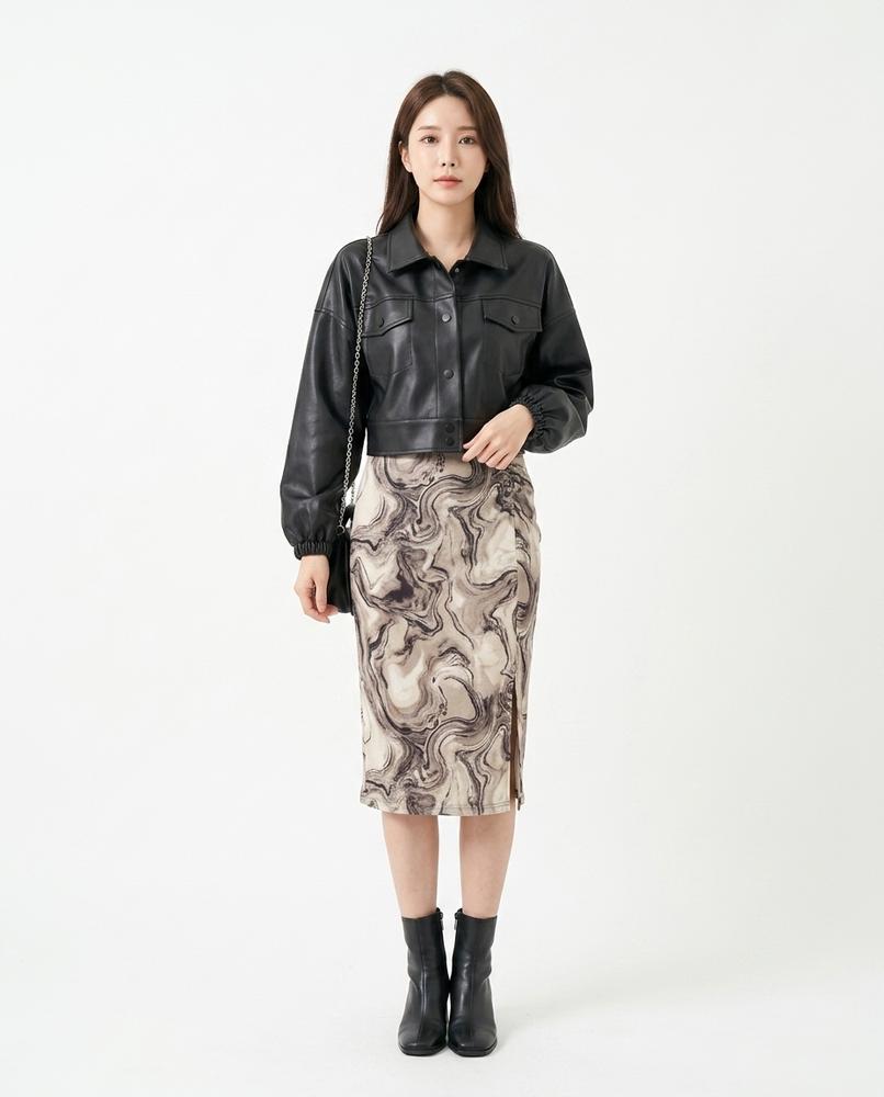Nord Wear - Nilar | Cropped Leather Jacket Women