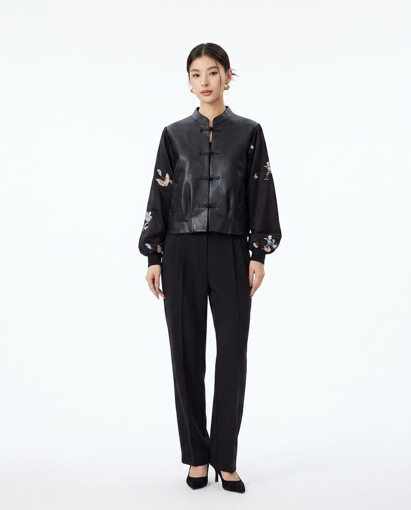 Nord Wear - Vidar | Embroidered Mandarin Collar Jacket Women