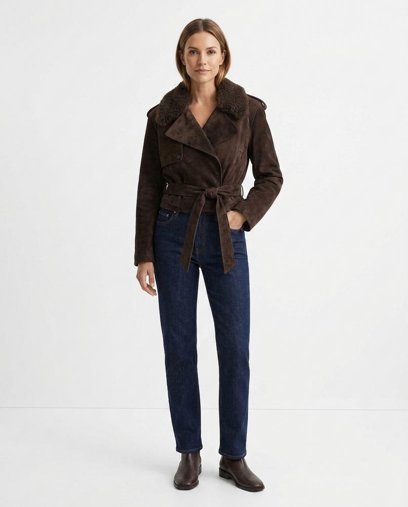 Nord Wear - Kaver | Belted Suede Jacket Women