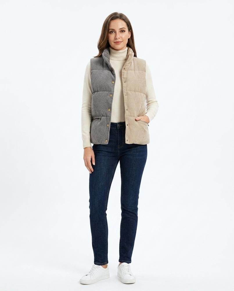 Nord Wear - Nenal | Corduroy Quilted Vest Women